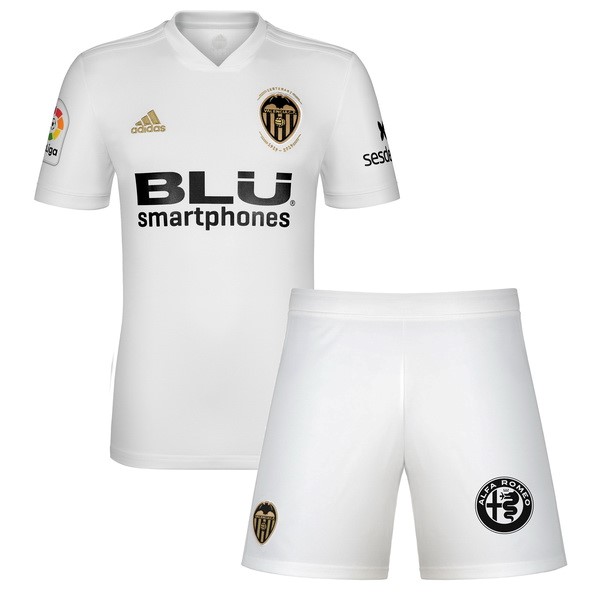 Camiseta Valencia Primera equipación Niños 2018-2019 Blanco